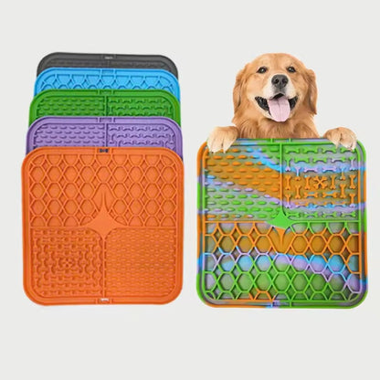 Tapis à lécher pour chien